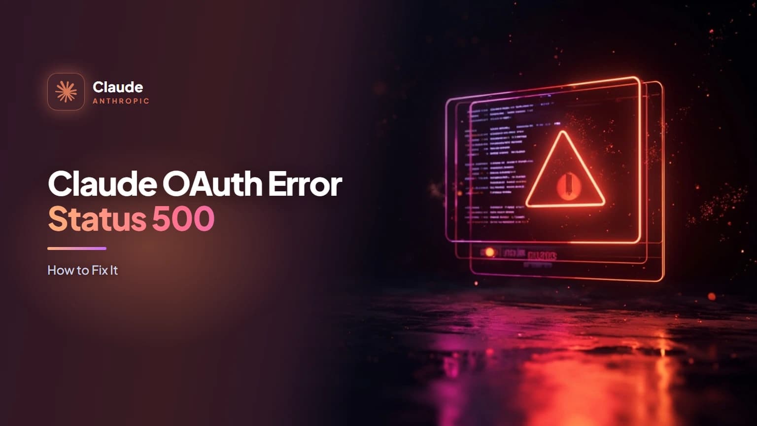 Claude OAuth Error Status 500: How to Fix It