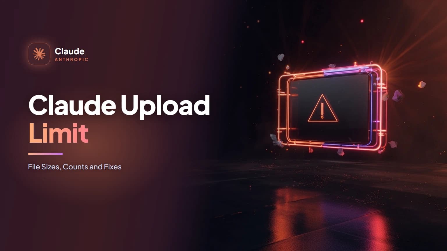 Claude Upload Limit: File Sizes, Counts and Fixes