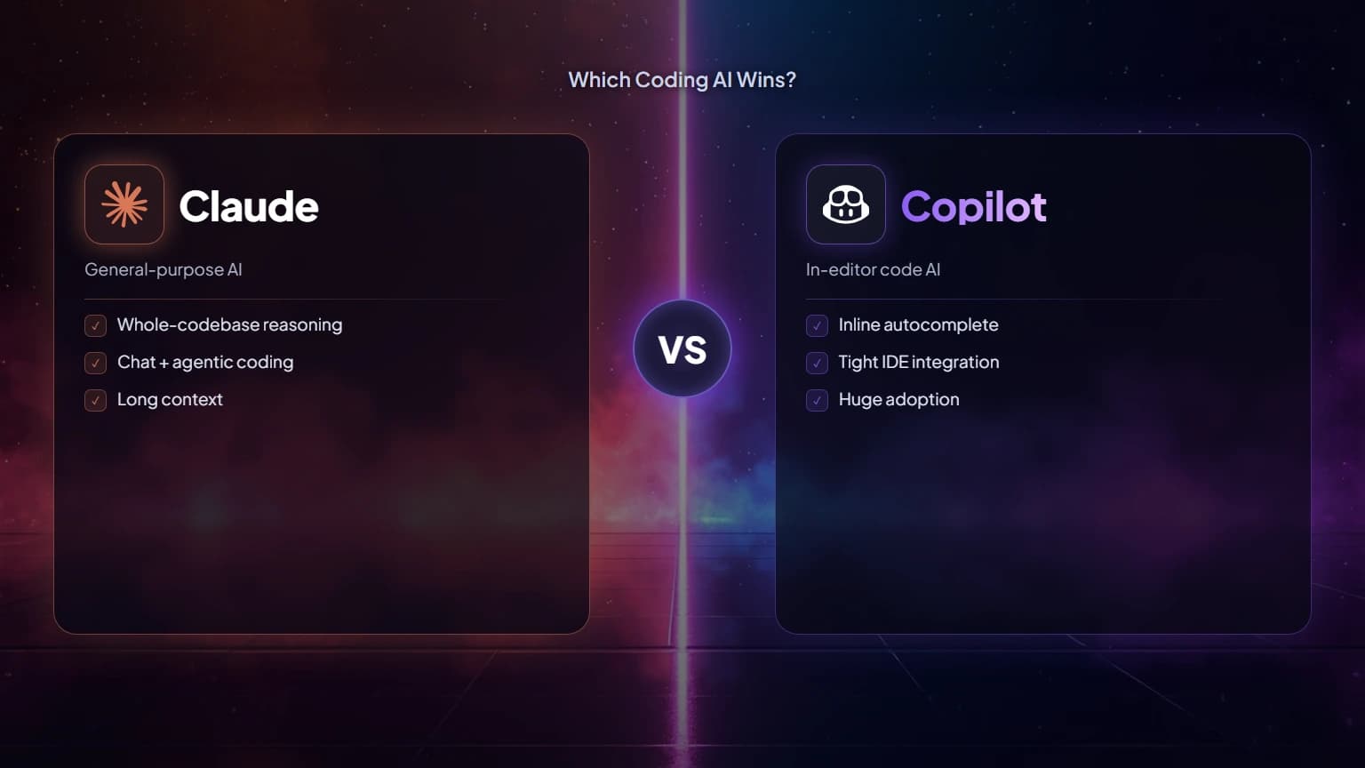 Claude vs Copilot: Which Coding AI Wins?