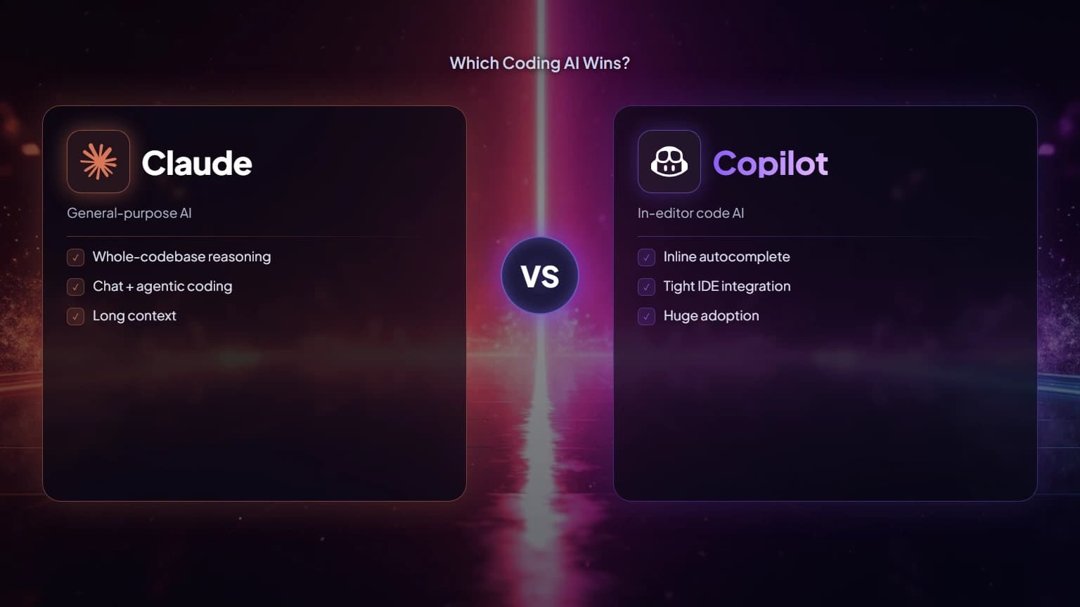Claude vs Copilot: Which Coding AI Wins?