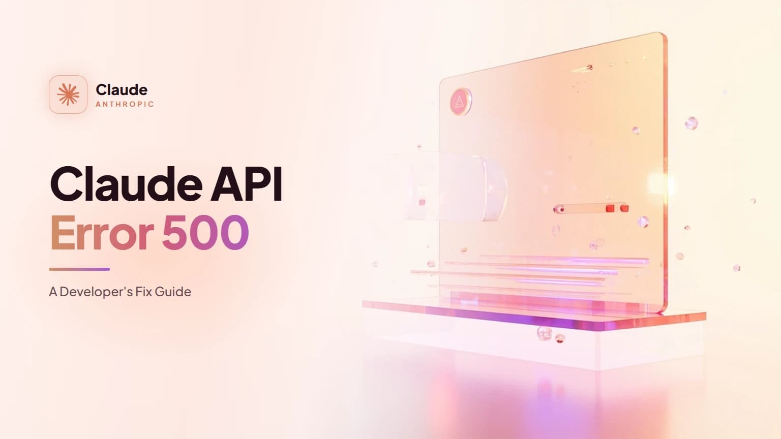 Claude API Error 500: A Developer's Fix Guide