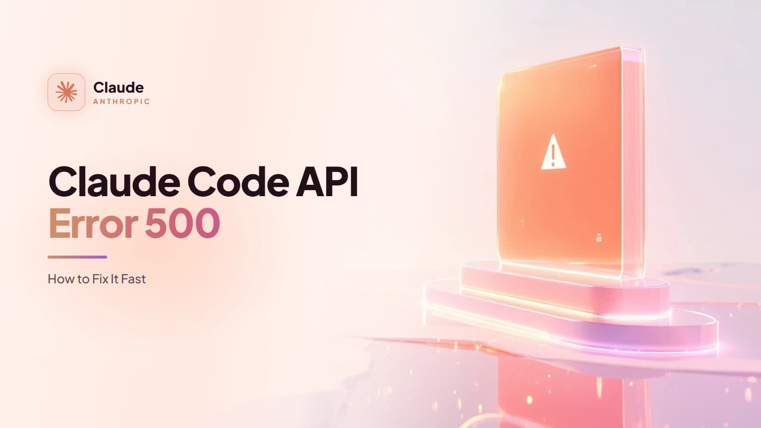 Claude Code API Error 500: How to Fix It Fast