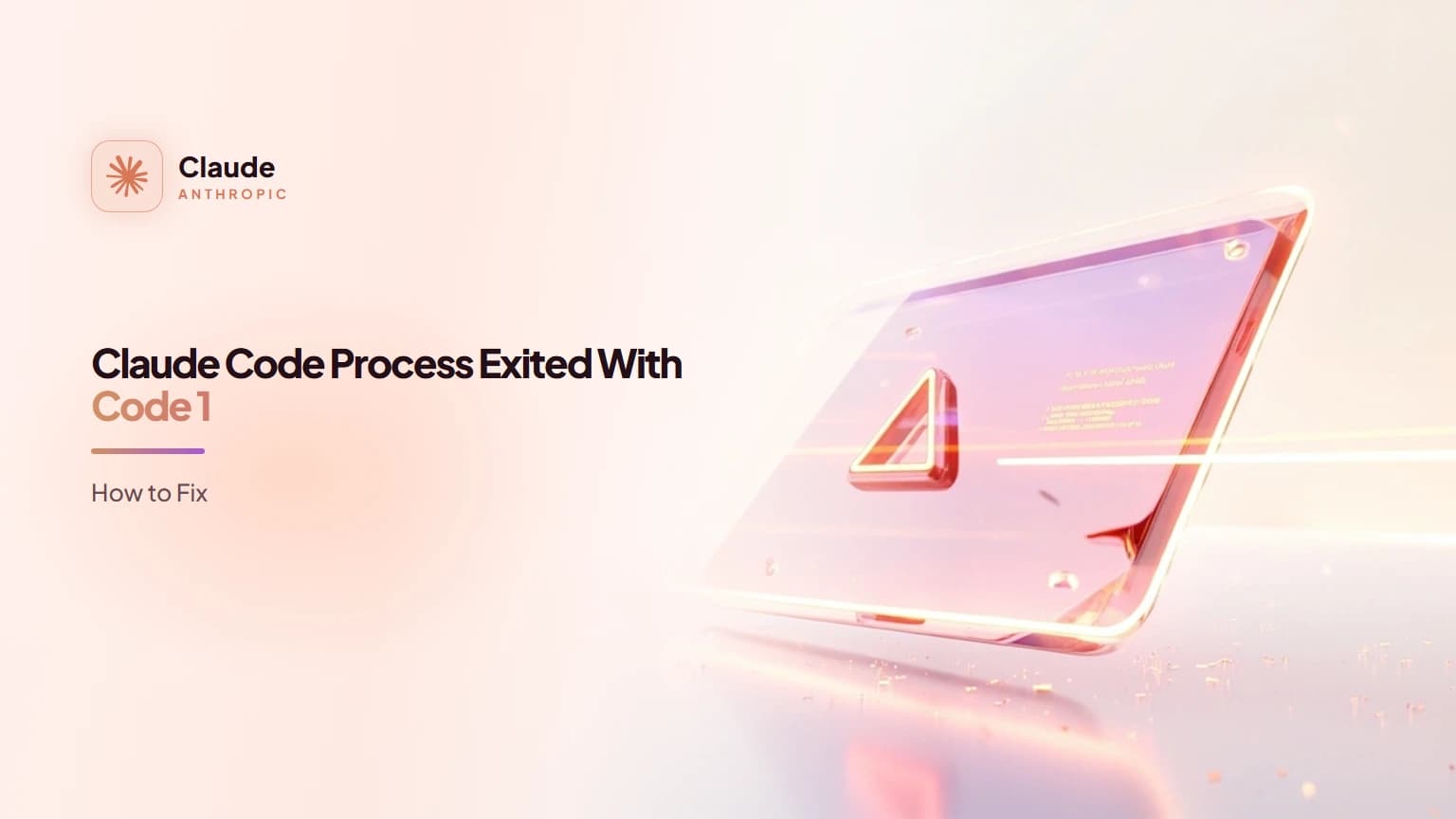 Claude Code Process Exited With Code 1: How to Fix