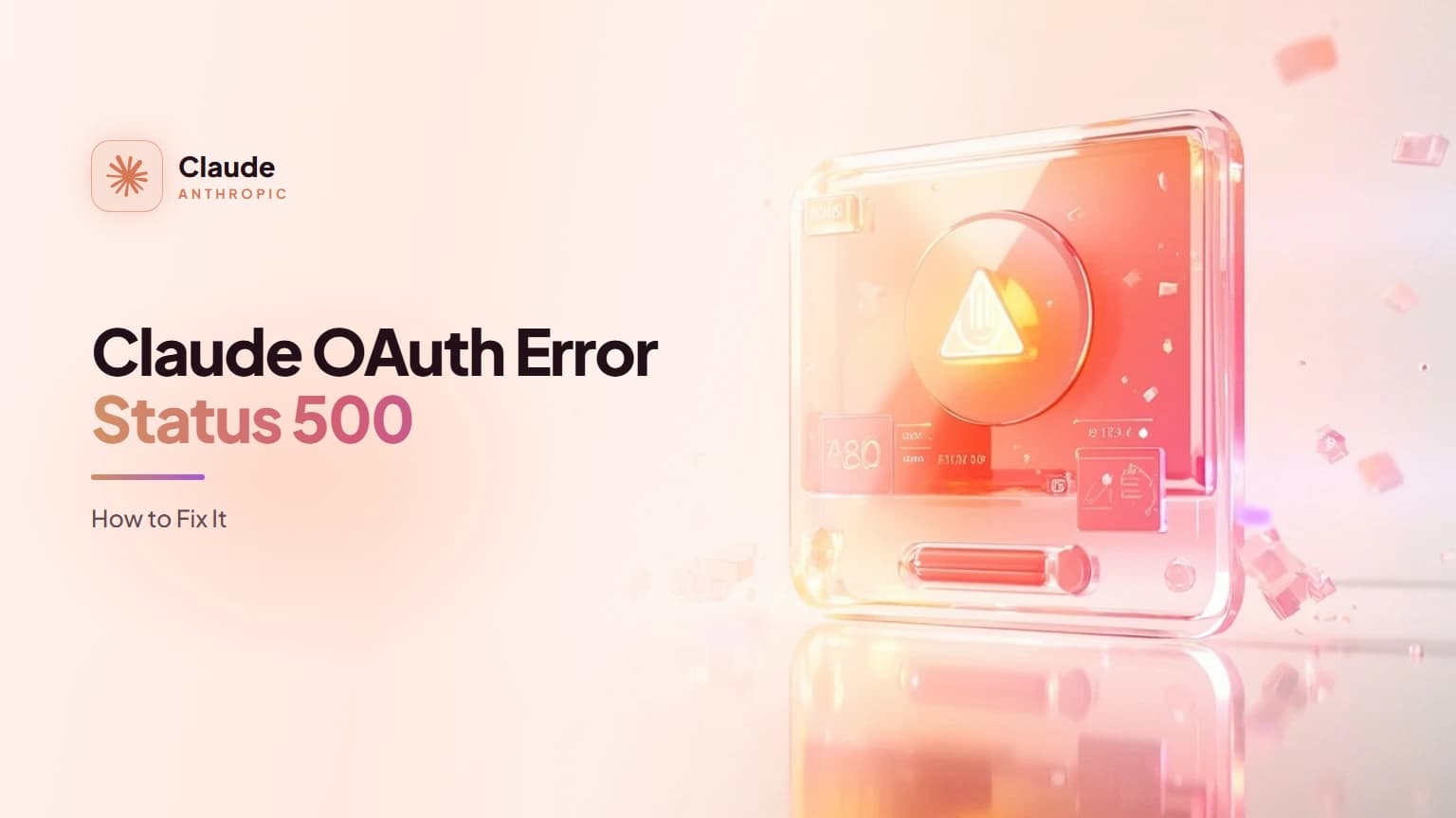 Claude OAuth Error Status 500: How to Fix It